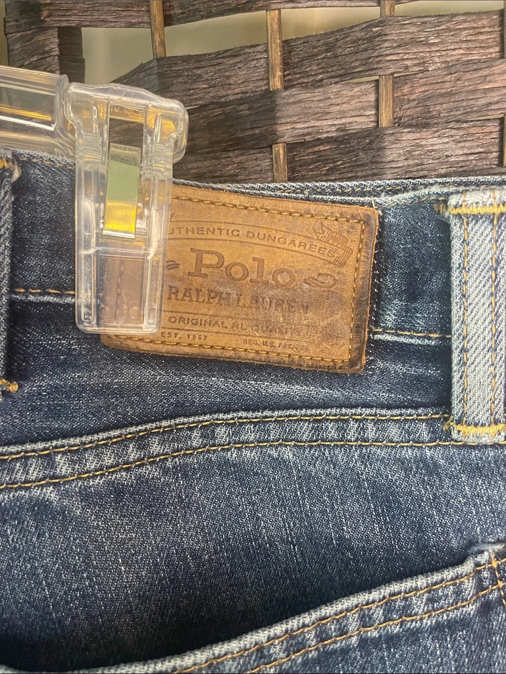 Polo by Ralph Lauren Men's Indigo Bootcut Jeans
